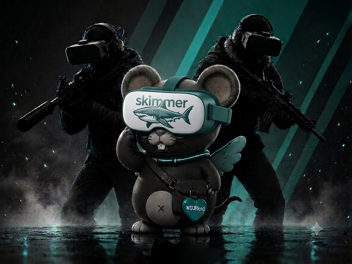 Skimmer — the WSUBlend variant, a tactical mouse.